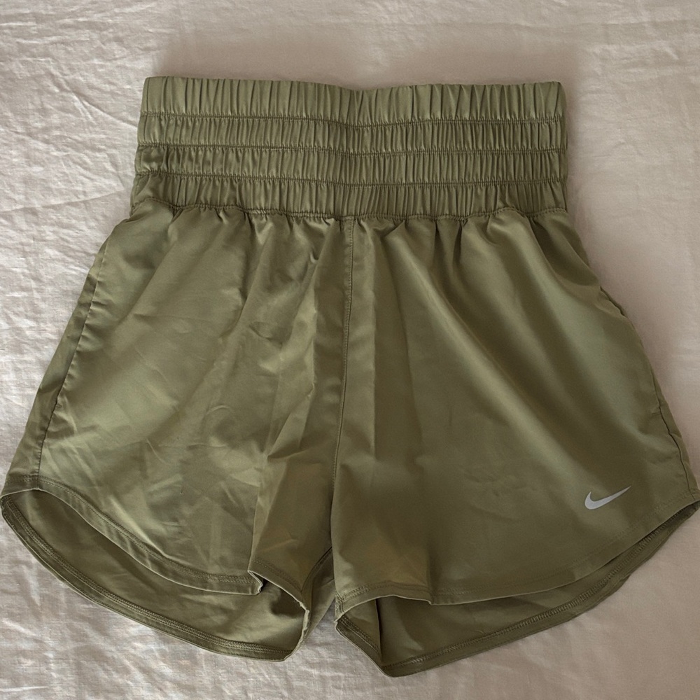 Nike Women's Sage Green Athletic Shorts